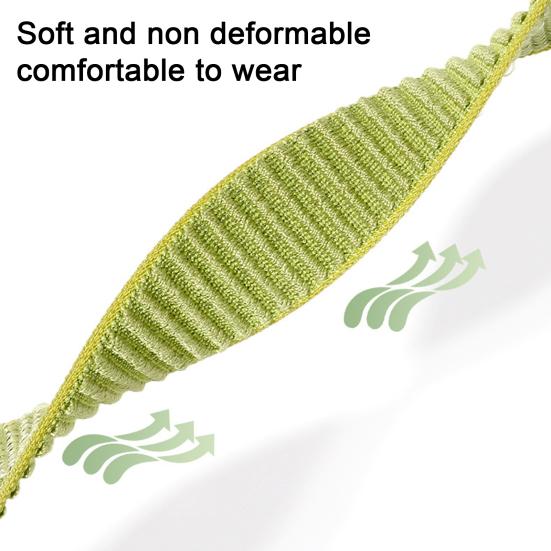 Watch Strap Stretchy Nylon Wristband Solid Color Soft Breathable Replacement Watch Strap