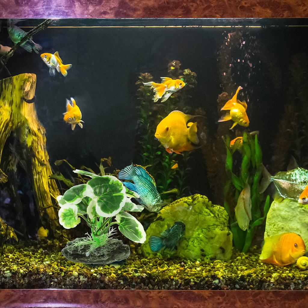 Realistic Lifelike Artificial Aquarium Plants for Fish Tank Decoration Premium Plastic Fake Plants Suitable for Fresh Salt Water