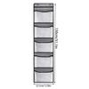 Wardrobe Hanging Storage Bag, Back of Door Multifunctional 5-Grid Hanging Bag, Sundry Storage Bag