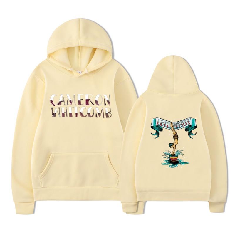 

Cameron Whitcomb letter printed hoodie men s long sleeved women s fun hoodie men s Harajuku top streetwear hoodie 3XL