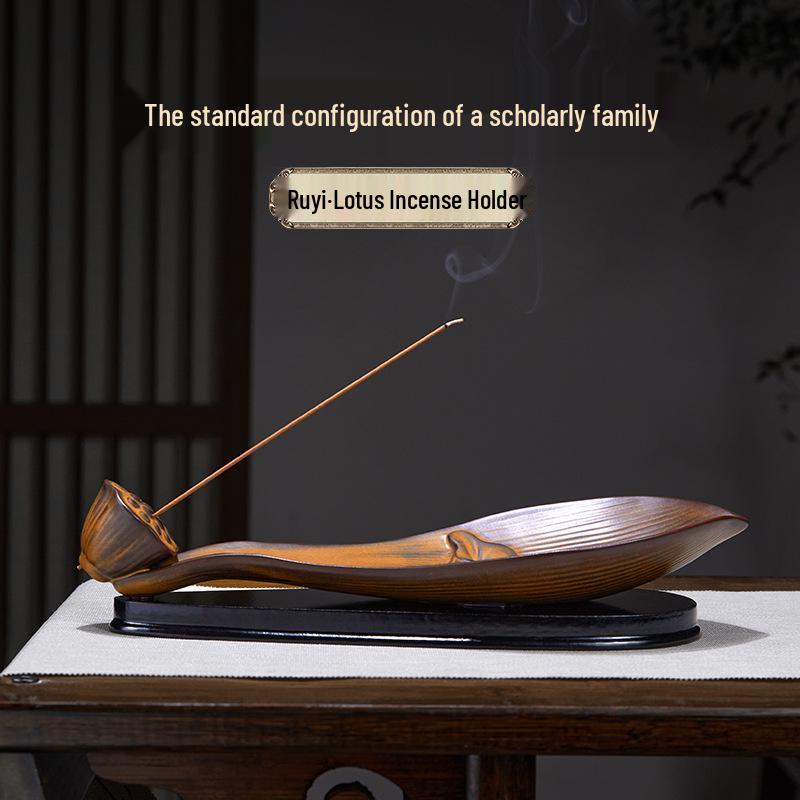 

Ceramic Sandalwood Incense Stick Holder for Indoor Use