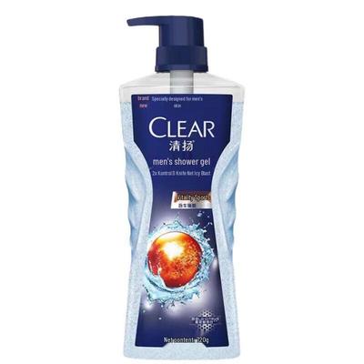 Gel douche énergétique sportif CLEAR pour homme avec dentifrice Zhonghua