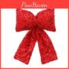Bow Christmas Sequins Pendants For Scene Setup And Holiday Decorations Props