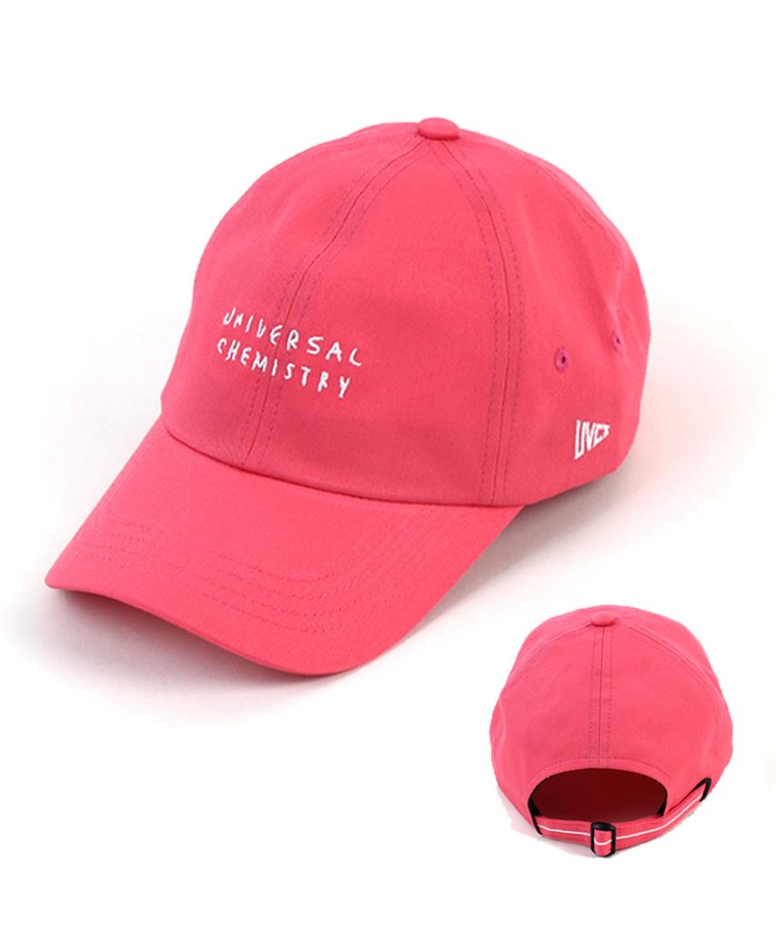 Yunibeosyeolkemiseuteuli Front Logo Cotton Pink Ballcap