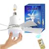 Ceiling Fan - AIMOONSA - E27 - Remote Control Included - 3 Speeds - 3 Colors