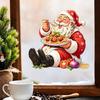 Festive Party Supplies Santa Claus Wall Sticker, Waterproof PVC Decal, Removable Decorative Creative Xmas Gifts for Friends Art Glass Windows