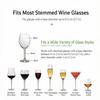 Stainless Steel Wine Glass Rack Hanging Design Double Row Wine Glass Holder Under Shelf Mount Under Cabinet Stemware Rack
