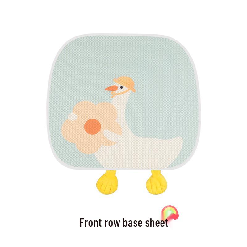 Cartoon Duck Ice Silk Car Seat Cushion for Jetour Traveller Dasheng X70 Plus