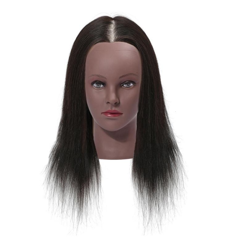Bald Mannequin Head Female Professional Cosmetology Training Head Bald Manikin Head for Wigs Making Display Doll Head