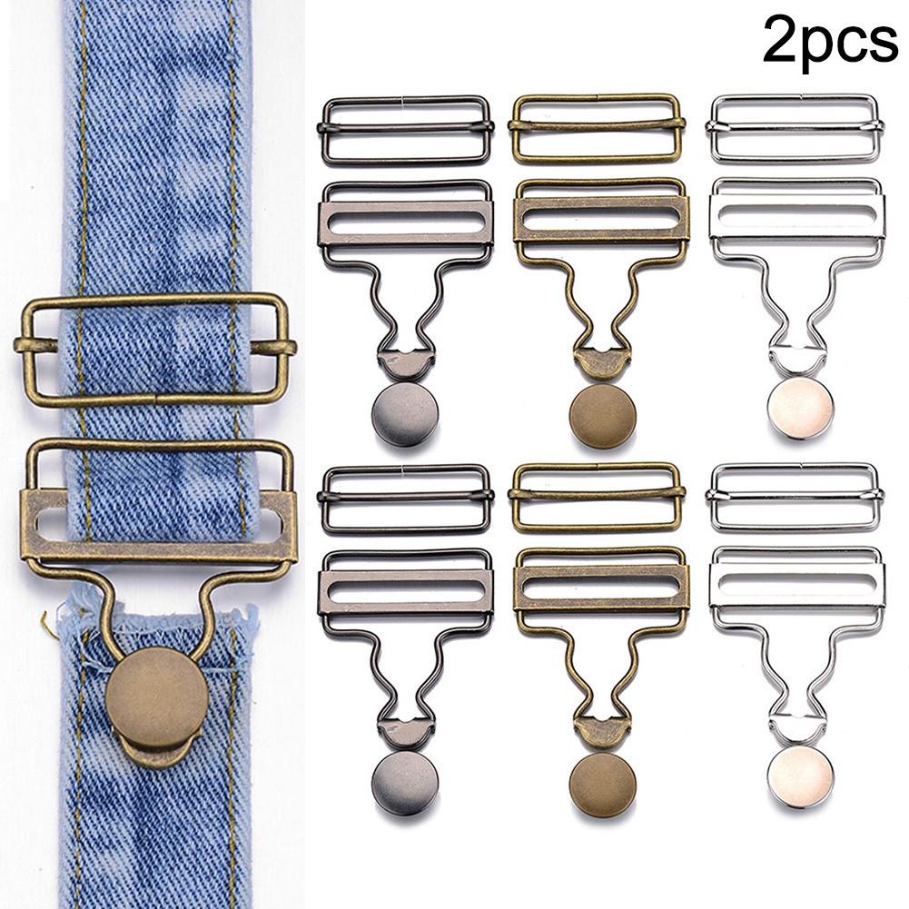 Jackets Dungaree Clip Jeans Buttons 6pcs/set Adjustable