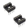 11Pcs DIP IC Chip Sockets Adapter Connector Solder Type Socket 6Pin 8Pin 11Pin 16Pin 18Pin 11Pin 18Pin 11Pin 11Pin Narrow Wide