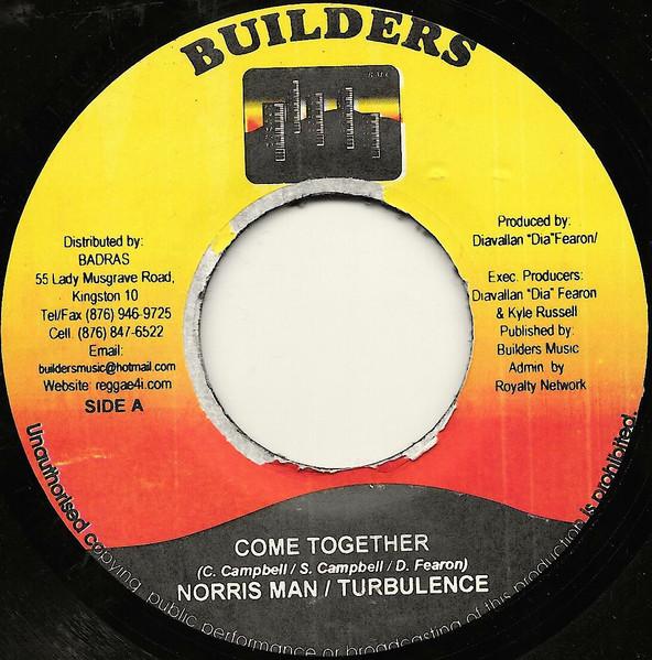 

7inch Record NORRISMAN / TURBULENCE - Come Together NONE Builders 2004 Jamaica Reggae, Ska & Dub Used
