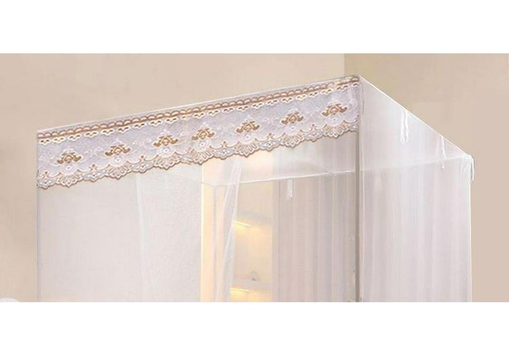 Thickened Floor-Standing Mosquito Net for Beds - Available in 1.0m, 1.2m, 1.5m, and 1.8m Sizes for Dorms and Homes