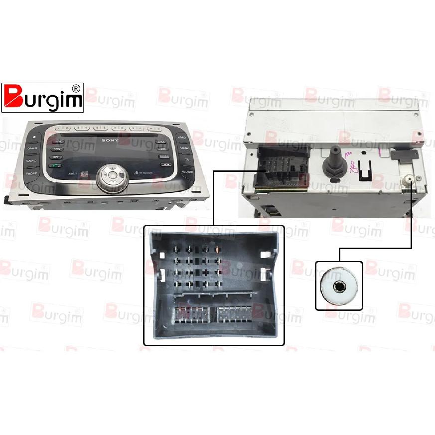 Car Radio Fascias Frame For Ford Kuga 2008-2013 9 inch 2DIN Carplay Stereo Panel 16PIN Harness Wire Power Cord Cable Canbus Box