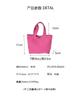 New Solid Color Canvas Handbags for Women Portable Bento Bag Large Capacity Storage Bag Shopping Handbag Key Wallet Phone Pouch
