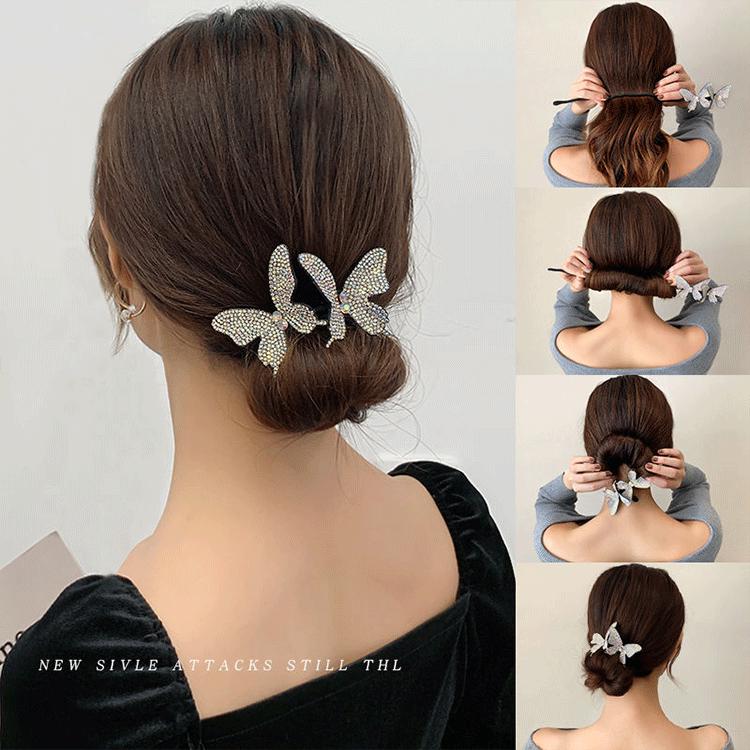 Korean Hair Styling Tool: Lazy Curling & Braiding Butterfly Clip