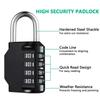 Resettable Padlock with Combination 4 Digit Suitcase Lock Creative Combination Lock  Outdoor