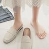 Fashion Baotou Shoes Half Slippers Women Wearing Summer New Designer Shoes Version Square Headed Lazy Muller Slippers Women Slides Women