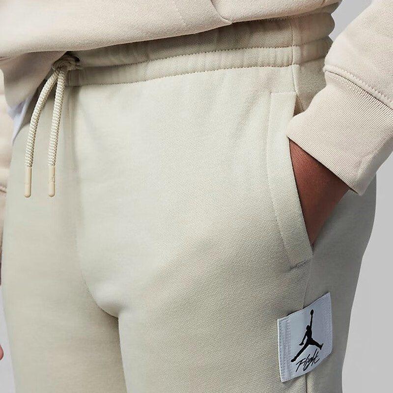 Kids' Jordan Knitted Sweatpants Versatile Fleece Lined Lace Up DQ8753-206