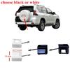 1 Piece White or Black Spare Tire Small Cover for Land Cruiser Prado 150 Trim Cover for Toyota LC150 2010- Camera Hole Cover
