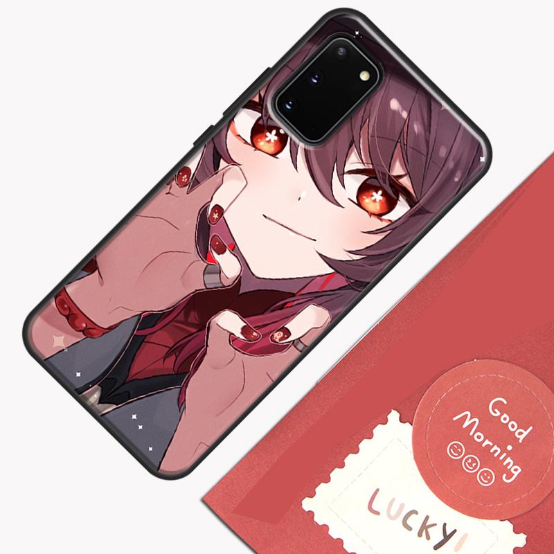 Hu Tao Genshin Impact Phone Case For Samsung Galaxy S26 S25 Ultra S20 S21 S22 S23 S24 S10 Plus S25 FE Cover Shell