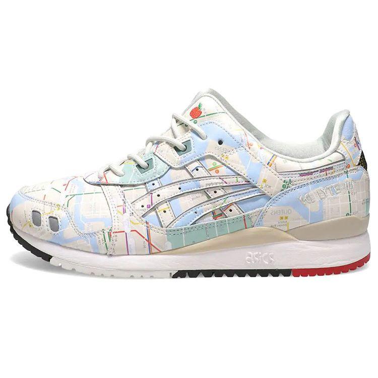 Atmos x ASICS Gel-Lyte 3 Мужские Низкие Винтажные Беговые Кроссовки Бело-Синие 1201A528-200 42.5