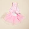 Dog Dress for Small Dogs  Costume Love Heart Sequins Puppy Tulle Princess Dresses Doggie Pet Summer Clothes Apparel for Dogs Cat