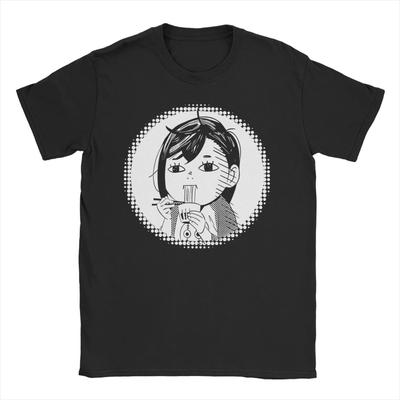 Men Women T-Shirts Aira Okarun Jiji Dandadan Manga Humorous Cotton Tee Shirt Short Sleeve T Shirt Crew Neck Clothing Gift Tops