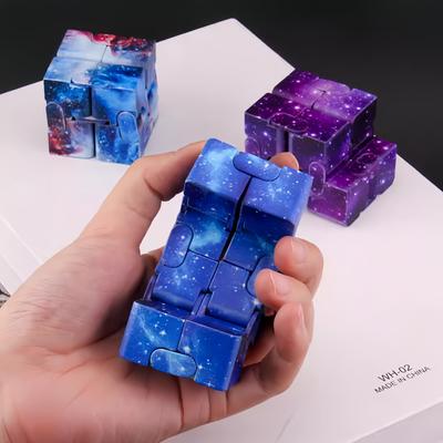 Infinity Magic Cube Sternenhimmel Quadratisches Puzzle Spielzeug Vier Ecken Labyrinth Spielzeug Kinder Erwachsene Dekompression Entspannendes Handheld-Spielzeug Geschenk