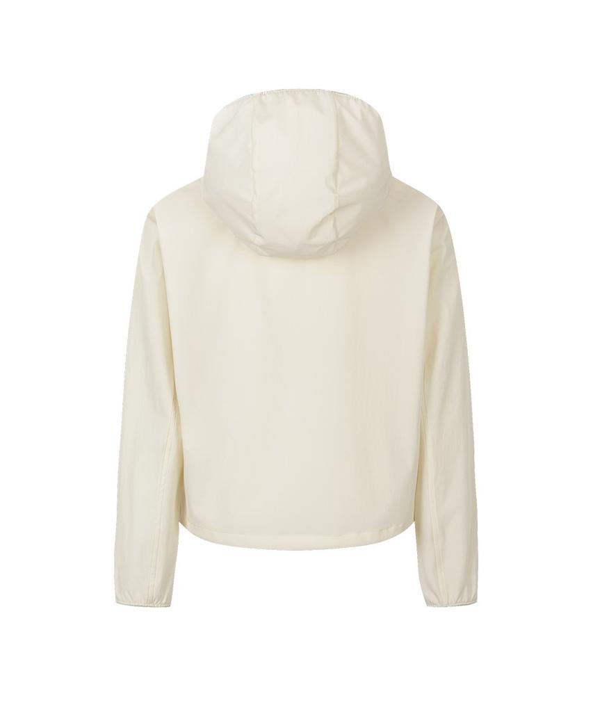 Discovery Expedition Women'S Freshvent Lightweight Woven Training Hooded Jacket (D/Ivory)