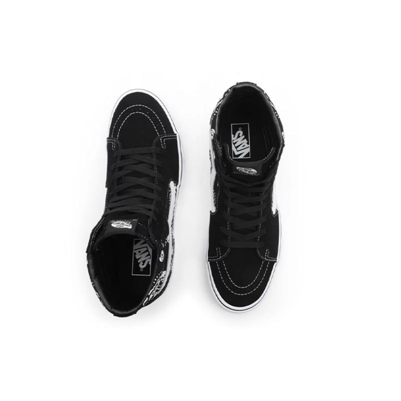 Vans SK8 Hi Bandana-Black Vans VN0A32QGD9S