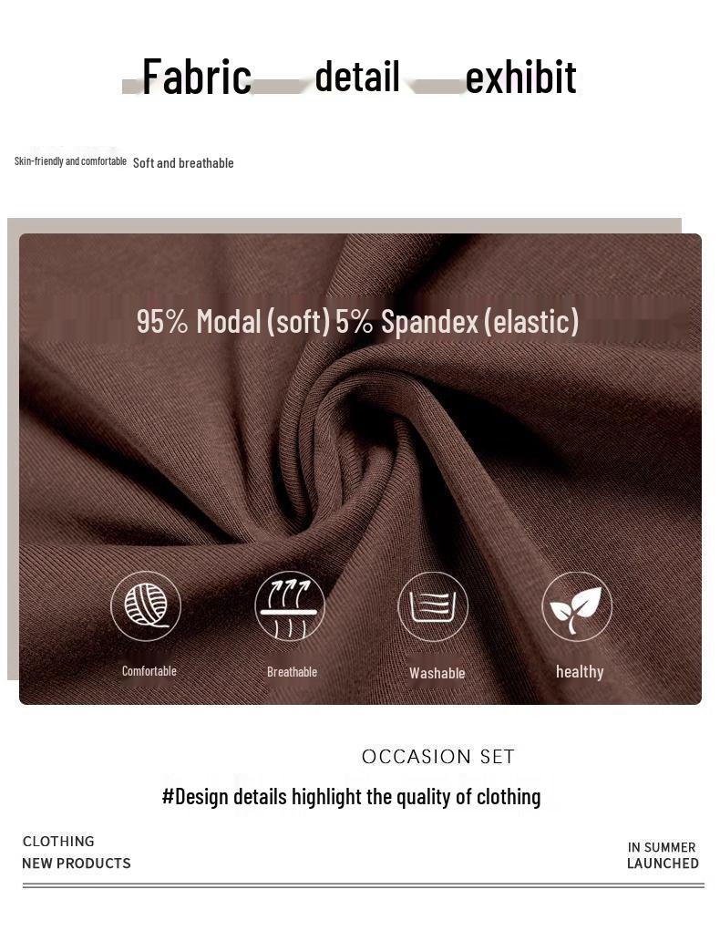 Women's Black Modal Crew Neck Long Sleeve Base Layer Top - Slim Fit, Low Neck Design for 2025 Autumn/Winter