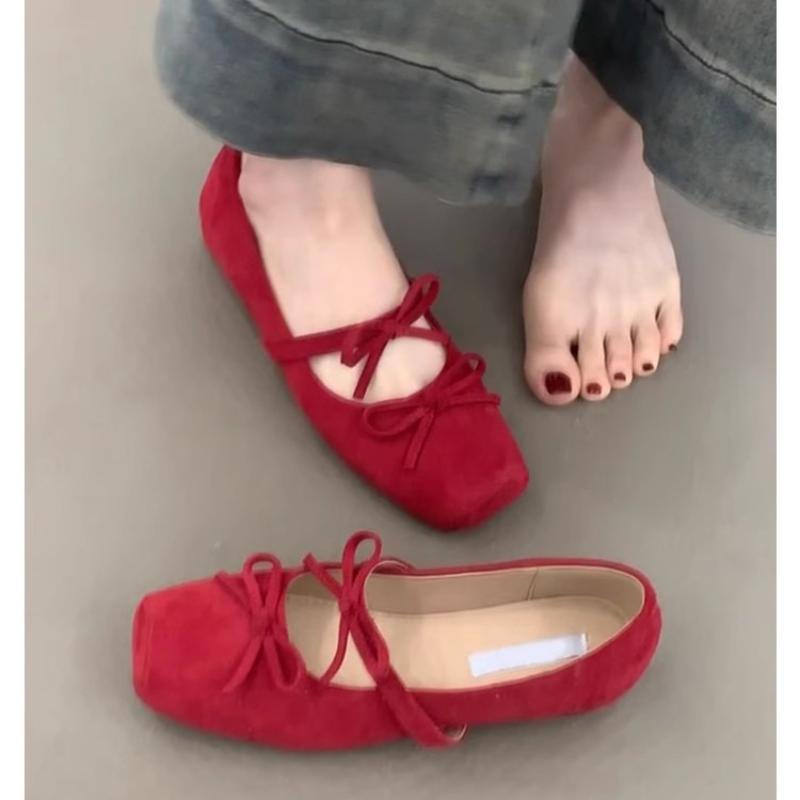 Modă 2025 Primăvară/Toamnă Pantofi Noi Plați pentru Femei Pantofi de Balet Dulci la Modă Talpă Moale Eleganți Pantofi de Damă Mary Jane pentru Rochie