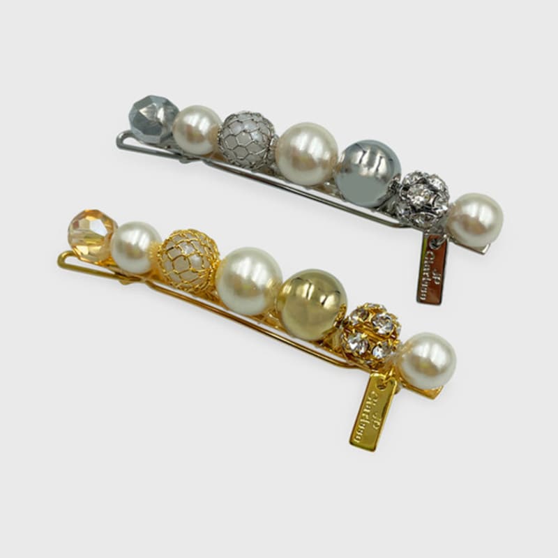 Jean Paul Clarisse Pearl Ball Crystal Pin LFSL0083