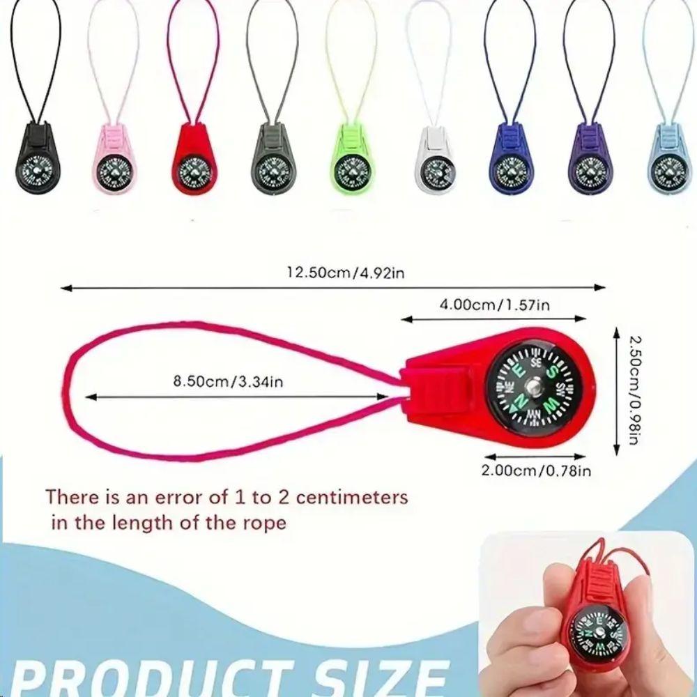 Keepsake Pocket Compass Waterproof Lanyard Compass Buckle Compass Hiking Compass Outdoor