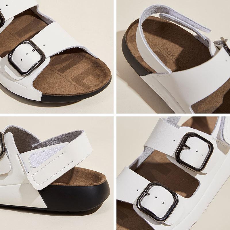 Thick-soled Sandals Beach Shoes One-shoulder Shoes Versatile Slippers