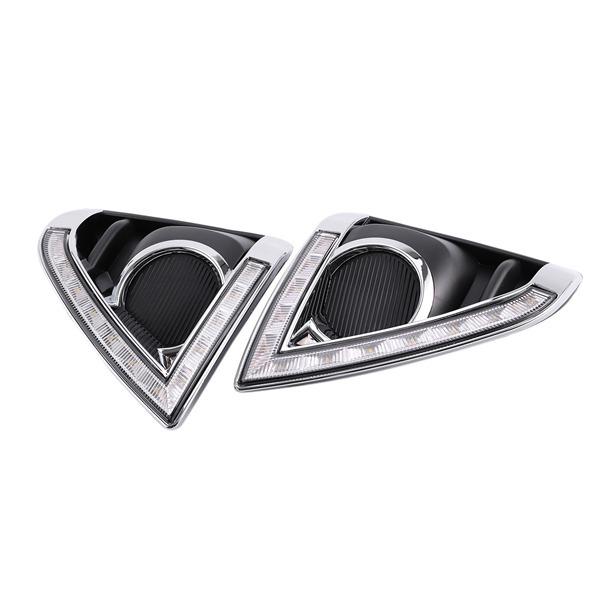 Toyota Yaris/Laris 14-15 Yellow LED Daytime Running Light Pair None