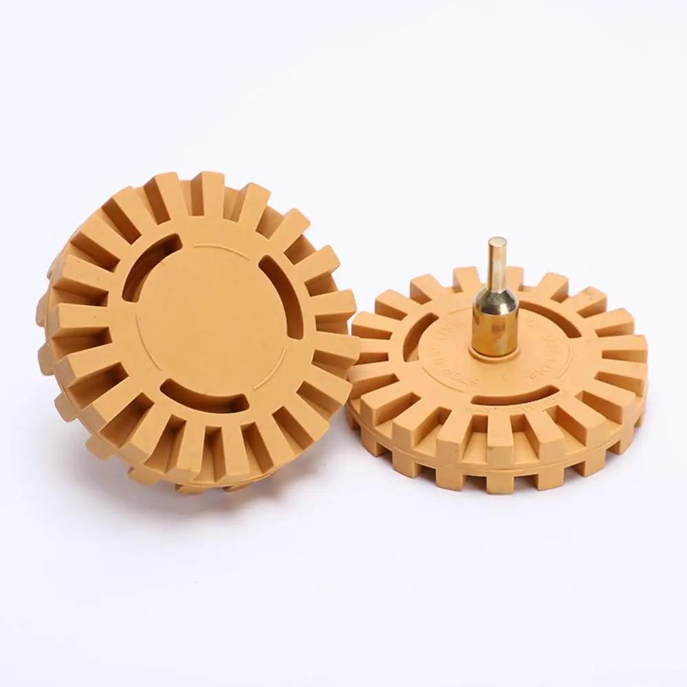 Rubber Eraser Wheel Pad Polishing Kit Wheel Car Sticker Remover Tool for Automotive, RV and Boat Pinstripe, Sticker