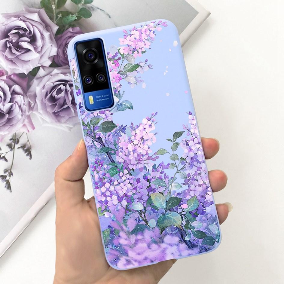 For Vivo Y31 2021 Case Cute Duck Cat Cartoon Coque Matte Soft Silicone Back Cover For Vivo Y51 Y51A Y53s Y 31 V2036 V2030 Fundas
