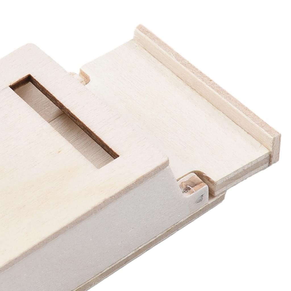 Creative Projects Miniature Mail Box Interactive Flip Design Nostalgic Touch Realistic Wooden Construction Charming Accessory
