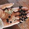 Pentagram Victorian Necklace for Vampire Bat Pendant Gothic Halloween Jewelry Gi
