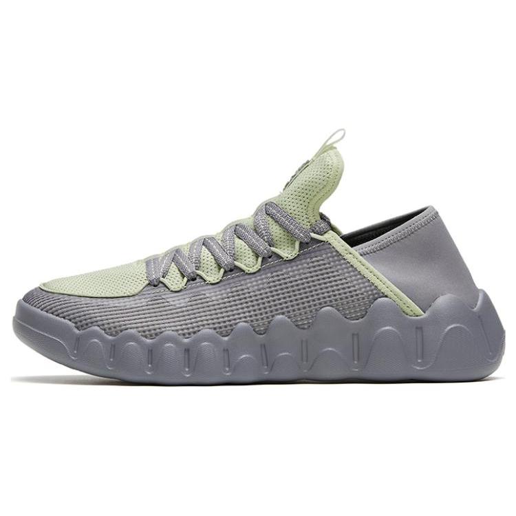 

New Anta Shock Absorbers Slip Resistant Low Top Casual Shoes Men s Gray Cyan 112326602-5 39