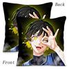 Anime Blue Lock Pillow Covers Cartoon Sofa Living Double-sided Printed Square Pillow Bedroom Room Decoration Pillowcase Gift