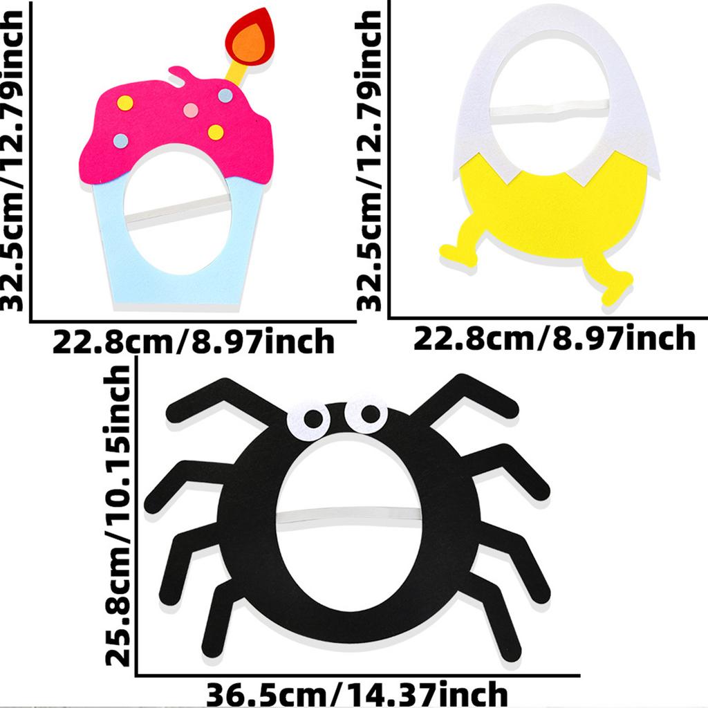 Animal Masks For Kids Cosplay And Party Event Halloween Birthday Christmas Dressingup Mask Headband for Stage Performers