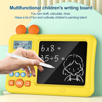 Eskiz Defteri ile Eğitim Matematik Öğrenme Oyunu Şarj Edilebilir Hafif İnteraktif Elektronik Matematik Oyunu Yazı Tahtası