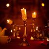 Beauty and the Beast Lumière LED Table Lamp, Alarm Clock, and Cogsworth Ornament
