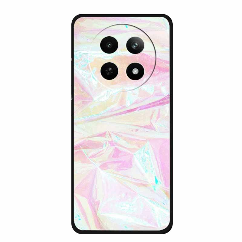 Case For Realme 13 Plus Marble TPU Soft Silicone Back Cover For Realme 13+ Cases Protective Mica Painted Colorful Bumper Capa