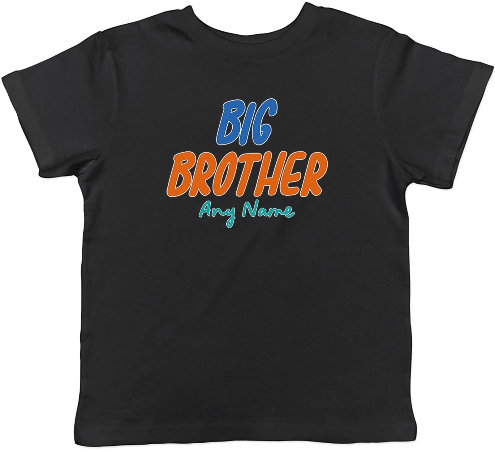 

Personalised Any Name Big Brother Kids T-Shirt Boys Girls Gift 130