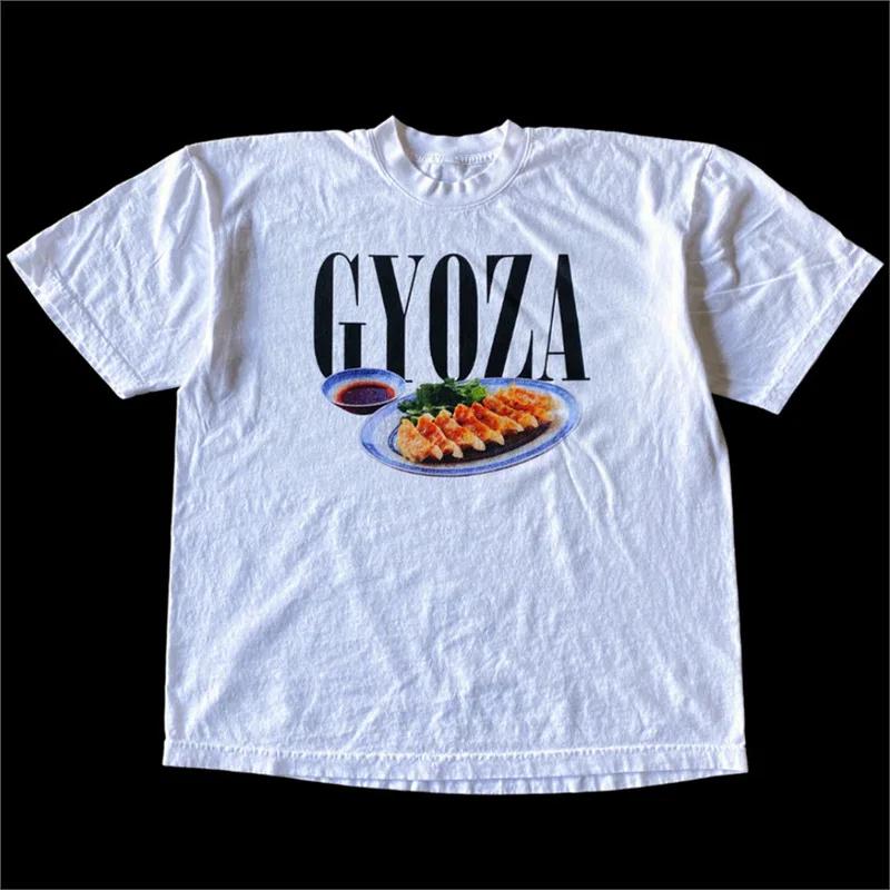 New T Shirt Classic Retro Harajuku Men Women Personalized Letter Print Pattern Top Streetwear High Quality Short Sleeved Couples