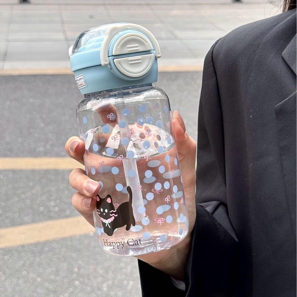 Plastic Double Drink Cup With Cartoon Pattern For Office And Home Use